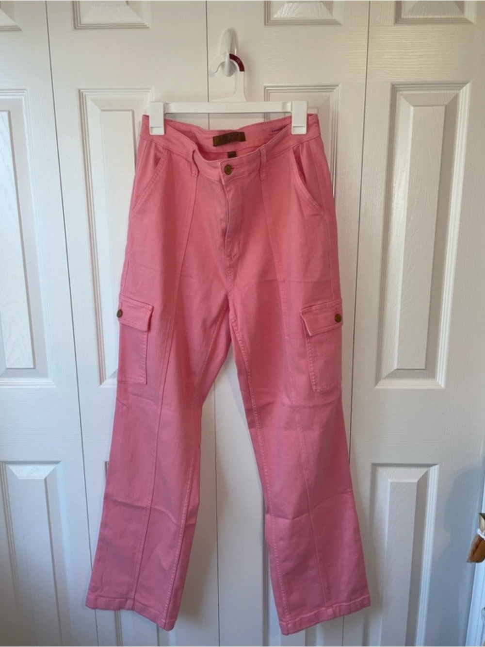 Judy Blue Pink Cargo Pocket Pants